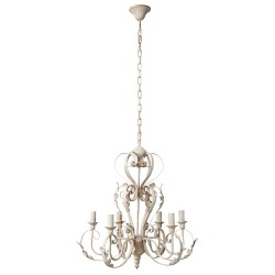 Clayre & Eef Hanglamp Ø 65x68 cm Grijs Bruin IJzer
