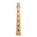 Clayre & Eef Lampada da terra Faro 23x23x140 cm Marrone Legno Rettangolo