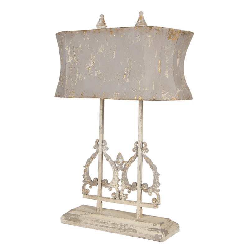 Clayre & Eef Lampe de bureau 50x25x74 cm Marron Fer Aucune forme