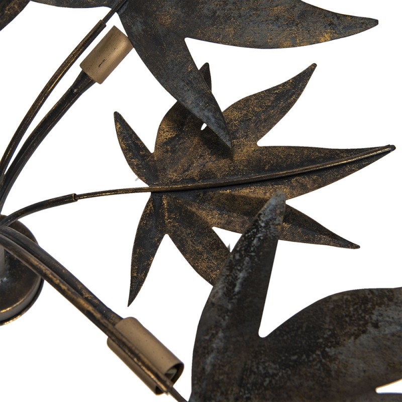 Clayre & Eef Pendant Lamp 86x86x49 cm Copper colored Metal