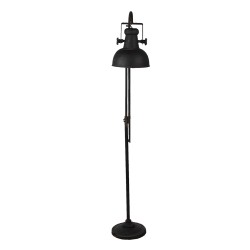 Clayre & Eef Stehlampe 59x27x189 cm  Schwarz Eisen