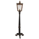 Clayre & Eef Lampada da terra 44x40x172 cm Nero Color oro Legno Ferro
