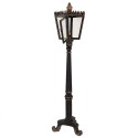 Clayre & Eef Lampada da terra 44x40x172 cm Nero Color oro Legno Ferro