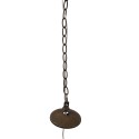 Clayre & Eef Pendant Lamp Ø 30x65 cm Beige Iron