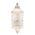 Clayre & Eef Wall Light 25x17x62 cm Beige Iron Glass