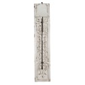 Clayre & Eef Lampada da parete 30x43x148 cm  Bianco Legno Ferro