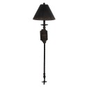 Clayre & Eef Wall Light 31x32x117 cm Black Brown Iron