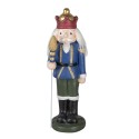 Clayre & Eef Figurine Nutcracker 60 cm Blue Ceramic