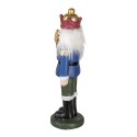 Clayre & Eef Figurine Nutcracker 60 cm Blue Ceramic