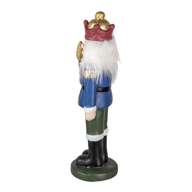 Clayre & Eef Figurine Nutcracker 60 cm Blue Ceramic