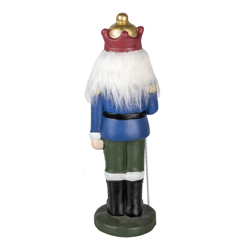 Clayre & Eef Figurine Nutcracker 60 cm Blue Ceramic