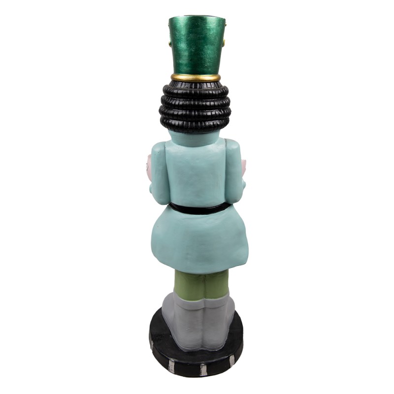 Clayre & Eef Figurine Nutcracker 79 cm Green Blue Polyresin