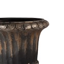Clayre & Eef Blumentopf Ø 49x72 cm Braun Schwarz Keramikmaterial