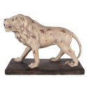 Clayre & Eef Decoratie Beeld Leeuw 55x23x40 cm Beige Bruin Keramisch materiaal