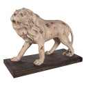 Clayre & Eef Decoratie Beeld Leeuw 55x23x40 cm Beige Bruin Keramisch materiaal