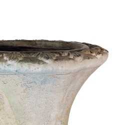 Clayre & Eef Planter 44x44x75 cm Green Beige Magnesium Oxide (MGO)