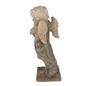 Clayre & Eef Statuetta decorativa Angelo 58 cm Verde Beige Materiale ceramico