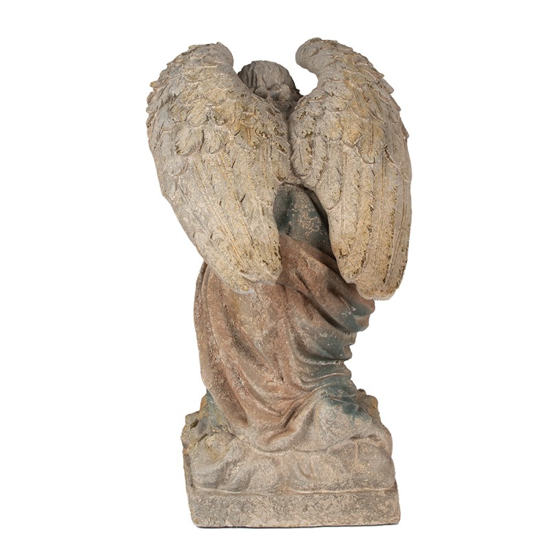 Clayre & Eef Beeld Engel 65 cm Groen Magnesium (MGO)