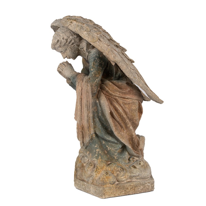 Clayre & Eef Beeld Engel 65 cm Groen Magnesium (MGO)
