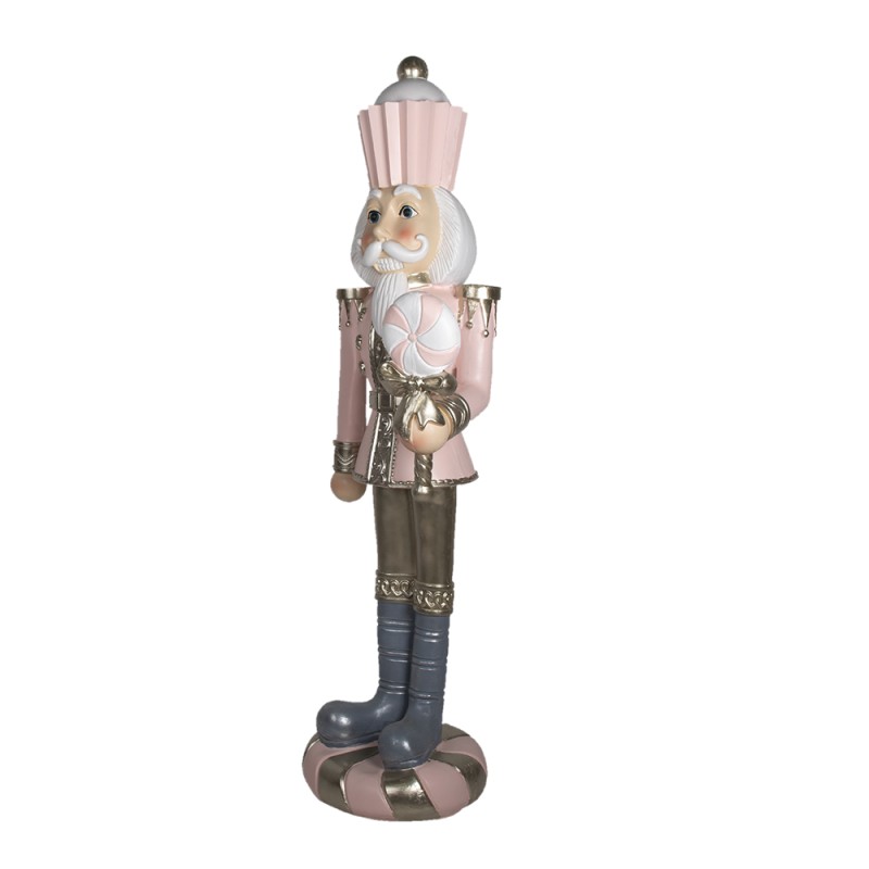Clayre & Eef Statuetta Schiaccianoci 178 cm Rosa Poliresina