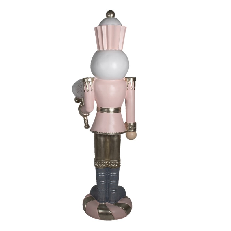 Clayre & Eef Statuetta Schiaccianoci 178 cm Rosa Poliresina