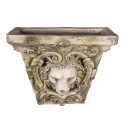 Clayre & Eef Wanddecoratie Leeuw 56 cm Beige Kunststof Rechthoek