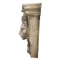 Clayre & Eef Wanddecoratie Leeuw 56 cm Beige Kunststof Rechthoek