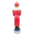 Clayre & Eef Figurine Santa Claus 82 cm Red Blue Polyresin