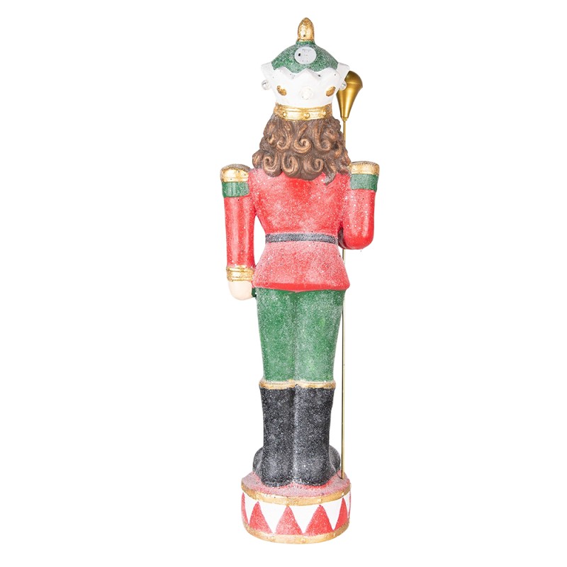 Clayre & Eef Figurine Nutcracker 89 cm Red Green Polyresin