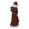 Clayre & Eef Figur Weihnachtsmann 45x33x104 cm Rot Polyresin