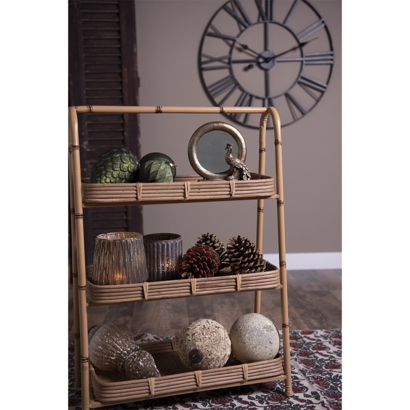 Clayre & Eef Regal 50x23x70 cm Braun Rattan