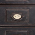 Clayre & Eef Cassettiera 152x44x86 cm Marrone Ferro Rettangolo