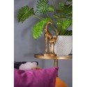 Clayre & Eef Tavolino Ø 40x81 cm Color oro Metallo Rotondo