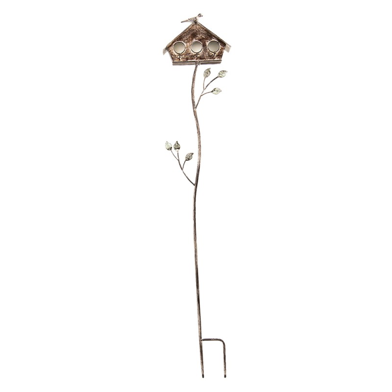 Clayre & Eef Gartenspieß 22x10x133 cm Braun Eisen