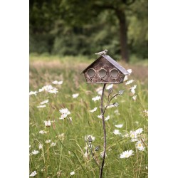 Clayre & Eef Gartenspieß 22x10x133 cm Braun Eisen