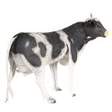 Clayre & Eef Statuetta Mucca 60x25x50 cm Nero Bianco  Ferro