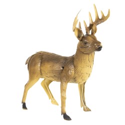Clayre & Eef Décoration Cerf 47x18x51 cm Marron Fer