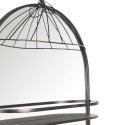 Clayre & Eef Wandregal 50x36x83 cm Braun Eisen Glas