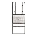 Clayre & Eef Portabottiglie 32x12x82 cm Nero Ferro