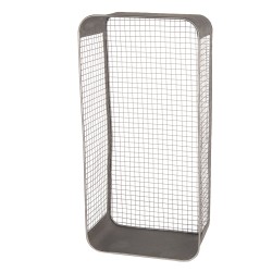 Clayre & Eef Wandregal 28x15x57 cm Grau Eisen Rechteck