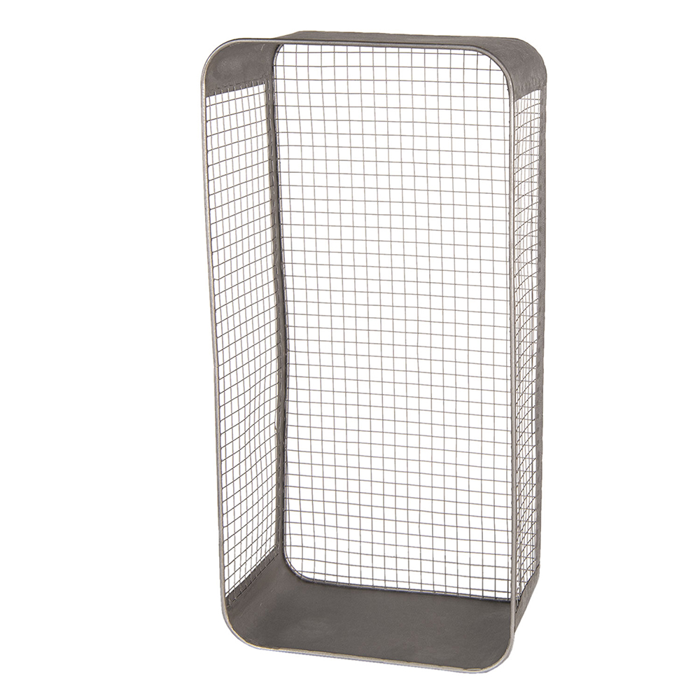 Wandrek 28X15X57 Cm Grijs Ijzer-image