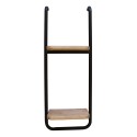 Clayre & Eef Wall Rack 30x15x80 cm Brown Iron Rectangle