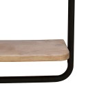 Clayre & Eef Wall Rack 30x15x80 cm Brown Iron Rectangle