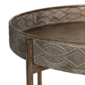 Clayre & Eef Side Table Ø 60x50 cm Copper colored Iron Round
