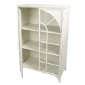 Clayre & Eef Vitrine 80x41x120 cm Blanc Fer Rectangle