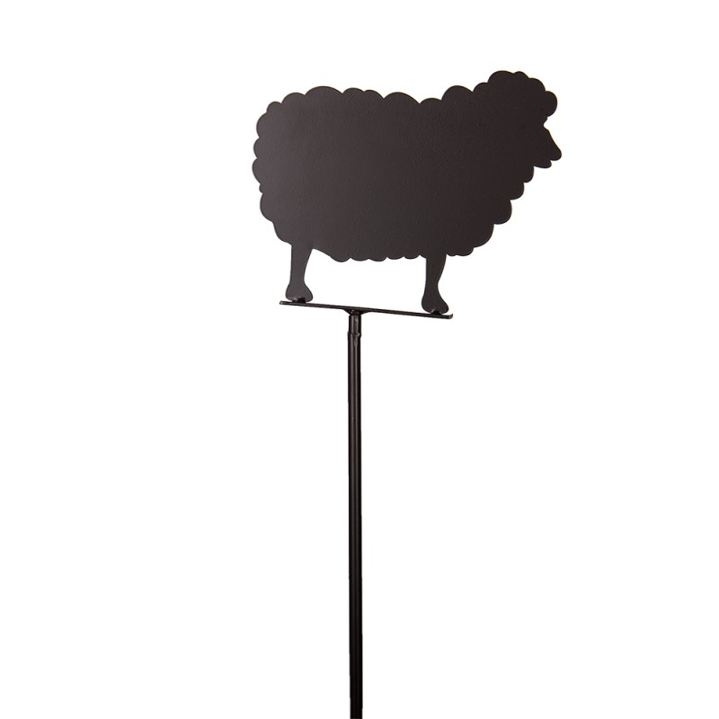 Clayre & Eef Tuinsteker Schaap 25x120 cm Bruin Ijzer