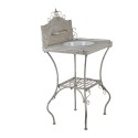 Clayre & Eef Kaptafel  72x48x114 cm Wit Ijzer Rechthoek