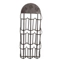 Clayre & Eef Wijnrek  30x18x83 cm Zwart Ijzer Rechthoek