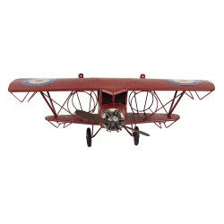 Clayre & Eef Portabottiglie 75x23x25 cm Rosso Ferro