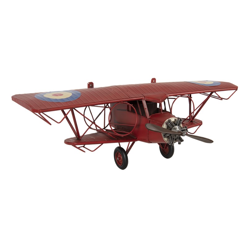 Clayre & Eef Wijnrek  75x23x25 cm Rood Ijzer